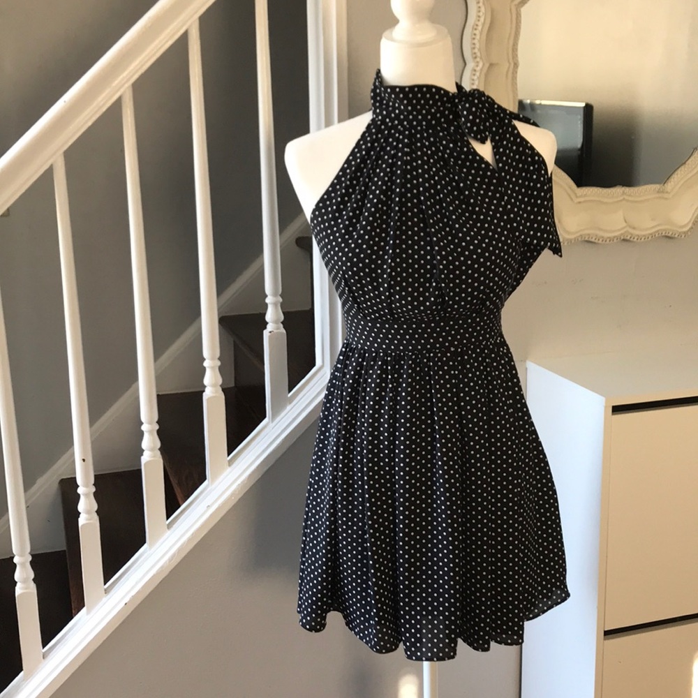 Express size 0 dress bow neck tie